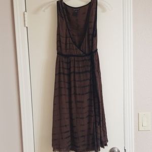 Lucky Brand tank sleeve wrap dress